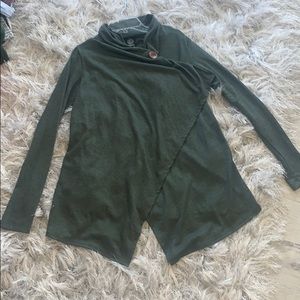 Green Bobeau cardigan
